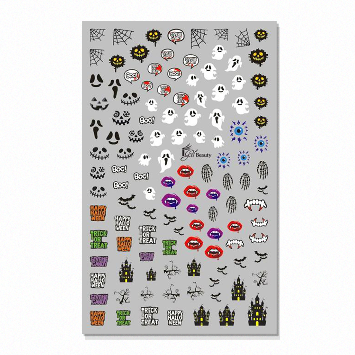 Nail Art Stickers - Halloween 03