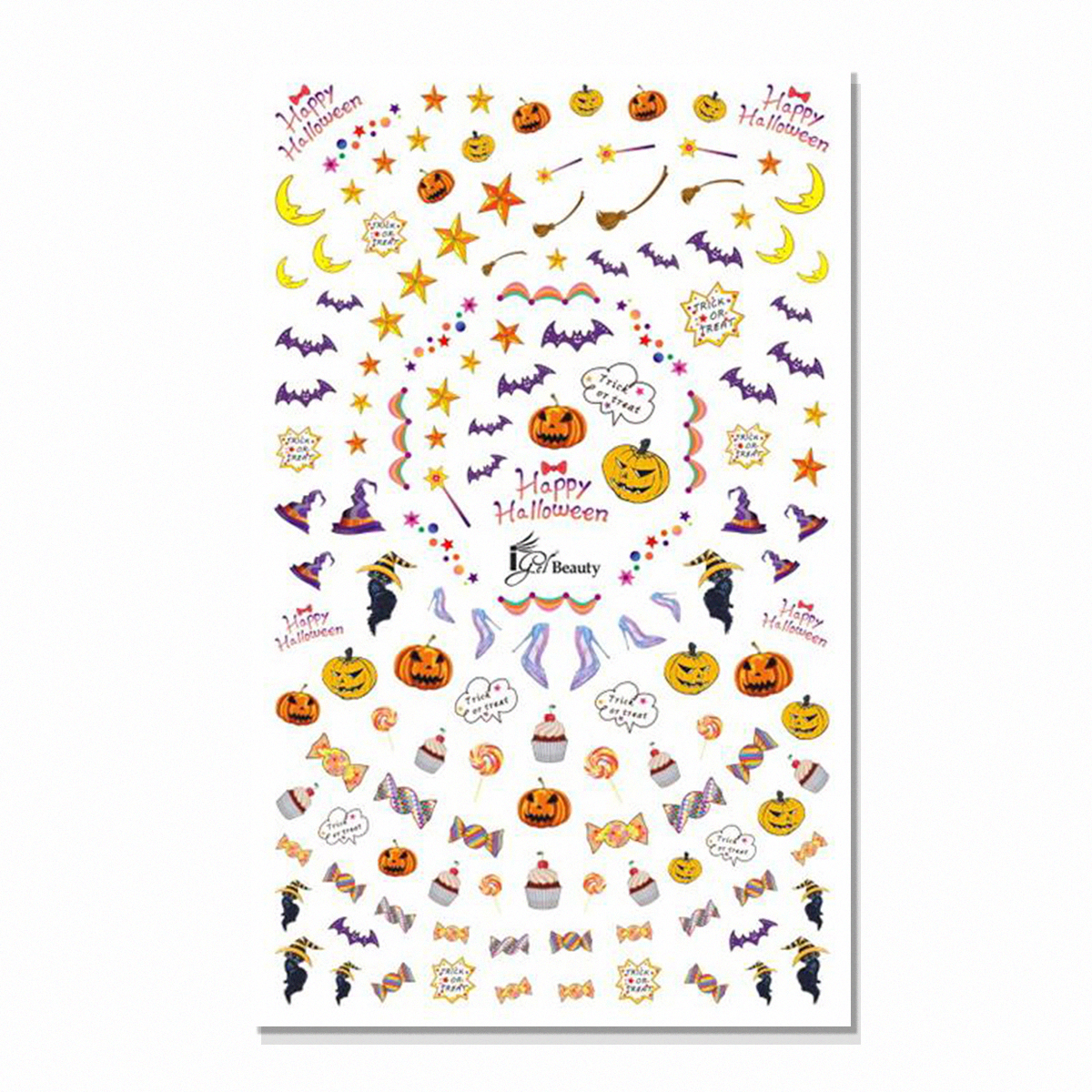 Nail Art Stickers - Halloween 04