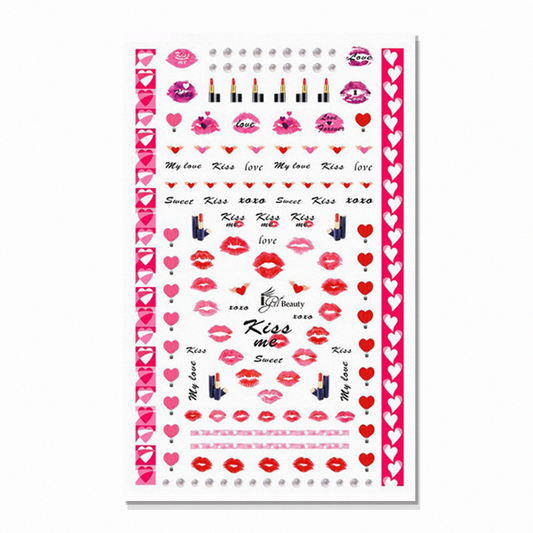 Nail Art Stickers - Valentine 02