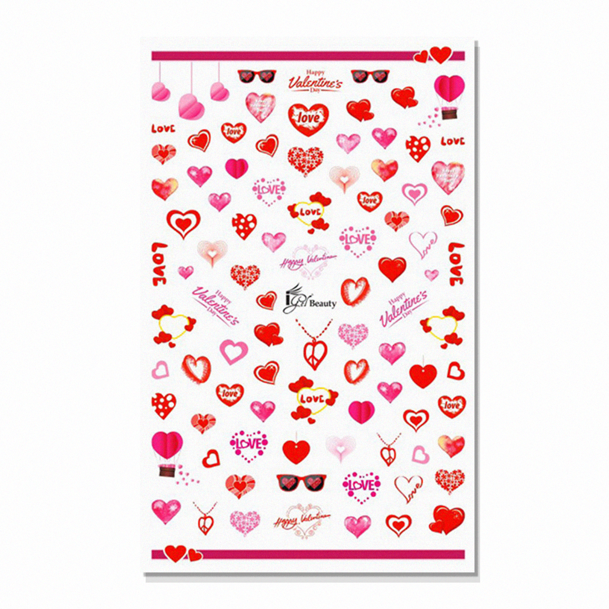 Nail Art Stickers - Valentine 05