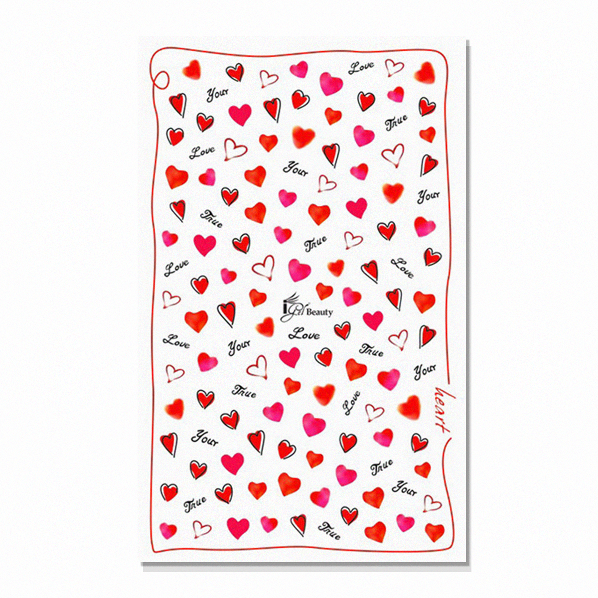 Nail Art Stickers - Valentine 15