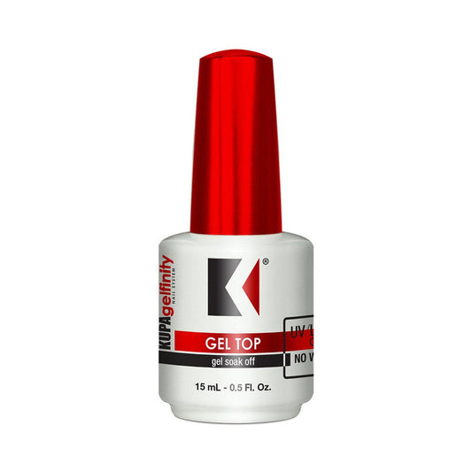 Kupa Gel LED/UV Gel Top No Wipe (Red Cap)  0.5oz