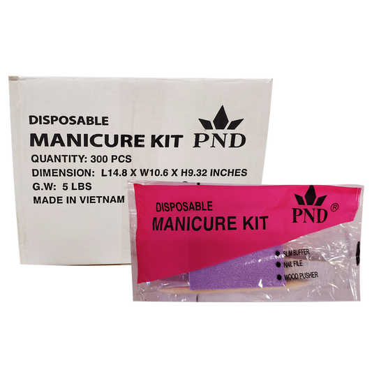 PND Disposable Manicure Kit - Case/300 Kits