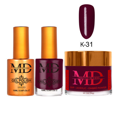 MD 4IN1:GEL+LACQUER+DIP|ACRYLIC - #K031