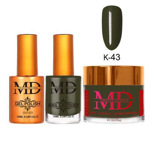 MD 4IN1:GEL+LACQUER+DIP|ACRYLIC - #K043