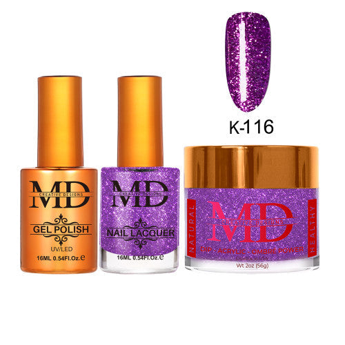 MD 4IN1:GEL+LACQUER+DIP|ACRYLIC - #K116