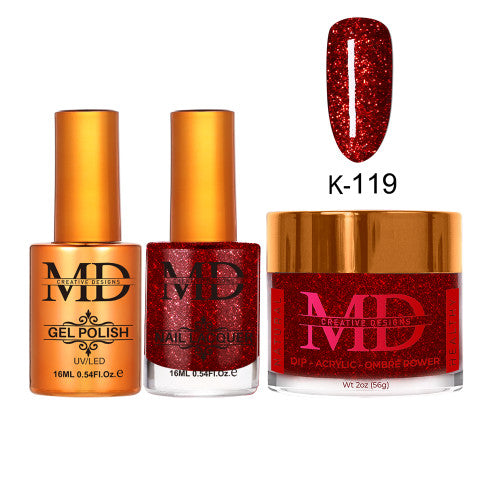 MD 4IN1:GEL+LACQUER+DIP|ACRYLIC - #K119