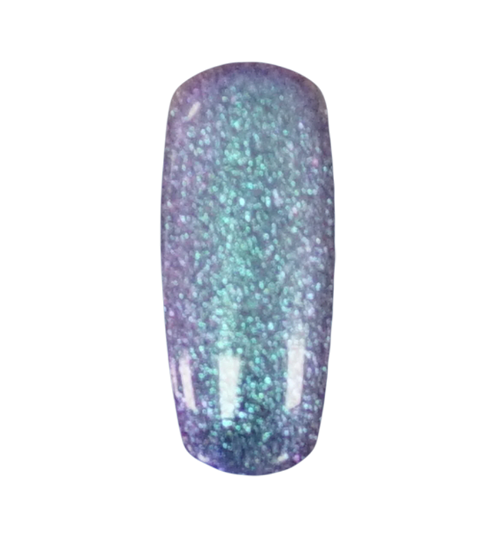 PND Sea Glitter Soak Off Gel .5 oz - SG44