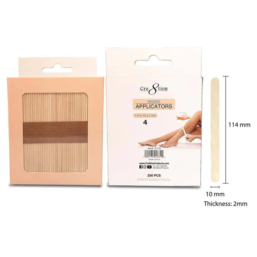 Cre8tion Disposable Applicators 4 - 114x10x2mm (New Version)