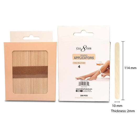 Cre8tion Disposable Applicators 4 - 114x10x2mm (New Version)