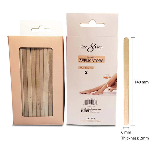 Cre8tion Disposable Applicators 2 - 140x6x2mm (New Version)