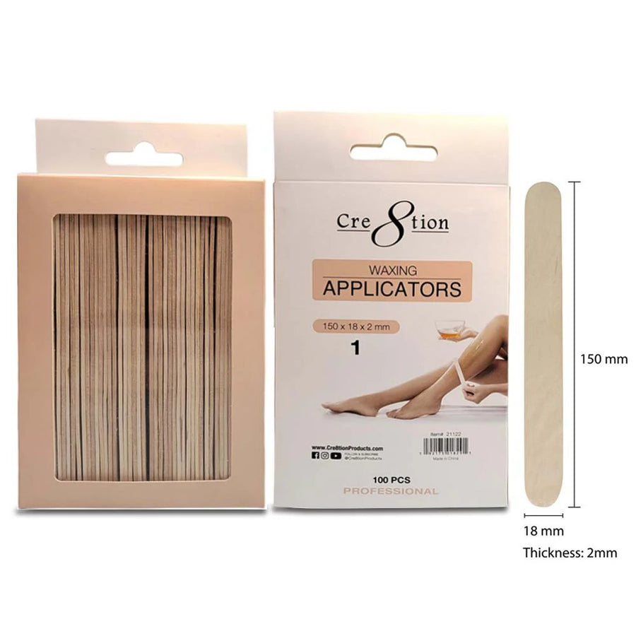 Cre8tion Disposable Applicators 1 - 150x18x2mm (New Version)
