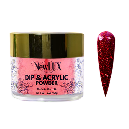 NEWLUX DIP & ACRYLIC 2OZ - #46 RUBY SLIPPER