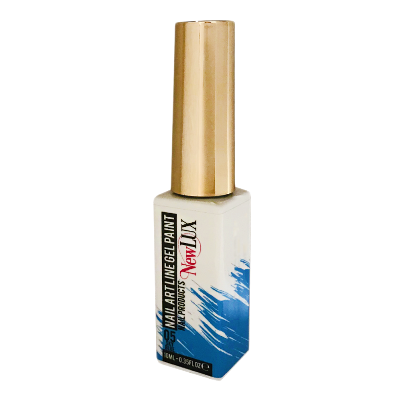 NewLUX Nail Art Liner Gel Paint - 05 Sky Blue | MUASUPPLY.COM