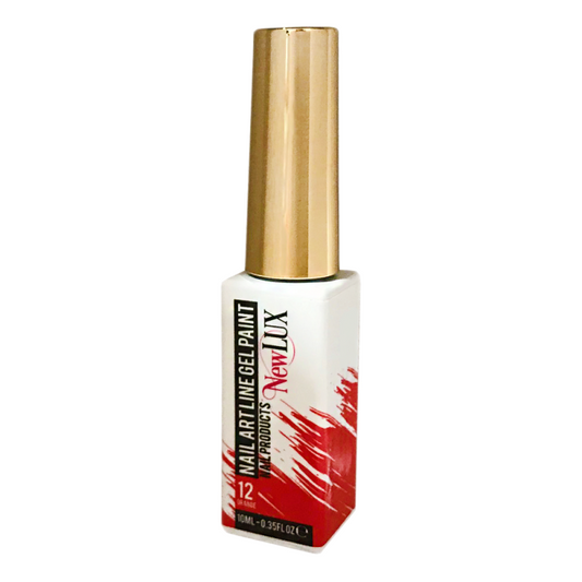 NewLUX Nail Art Liner Gel Paint - 12 Orange | MUASUPPLY.COM