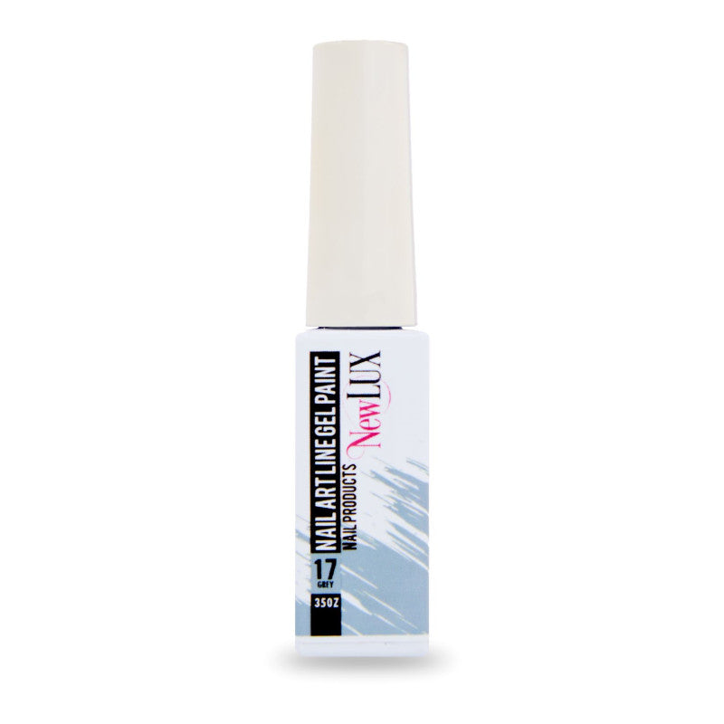 NewLUX Nail Art Liner Gel Paint - 17 Grey | MUASUPPLY.COM