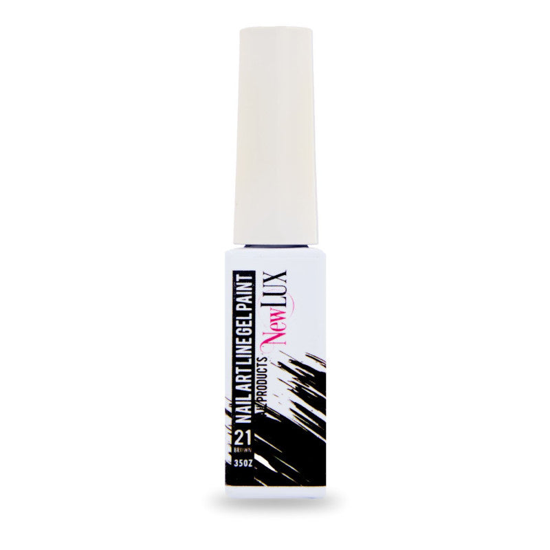 NewLUX Nail Art Liner Gel Paint - 21 Brown | MUASUPPLY.COM