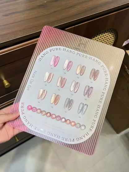 Hang Pure Nude Moon Cat Eye Gel - 12 Colors ( #157 - 168 )