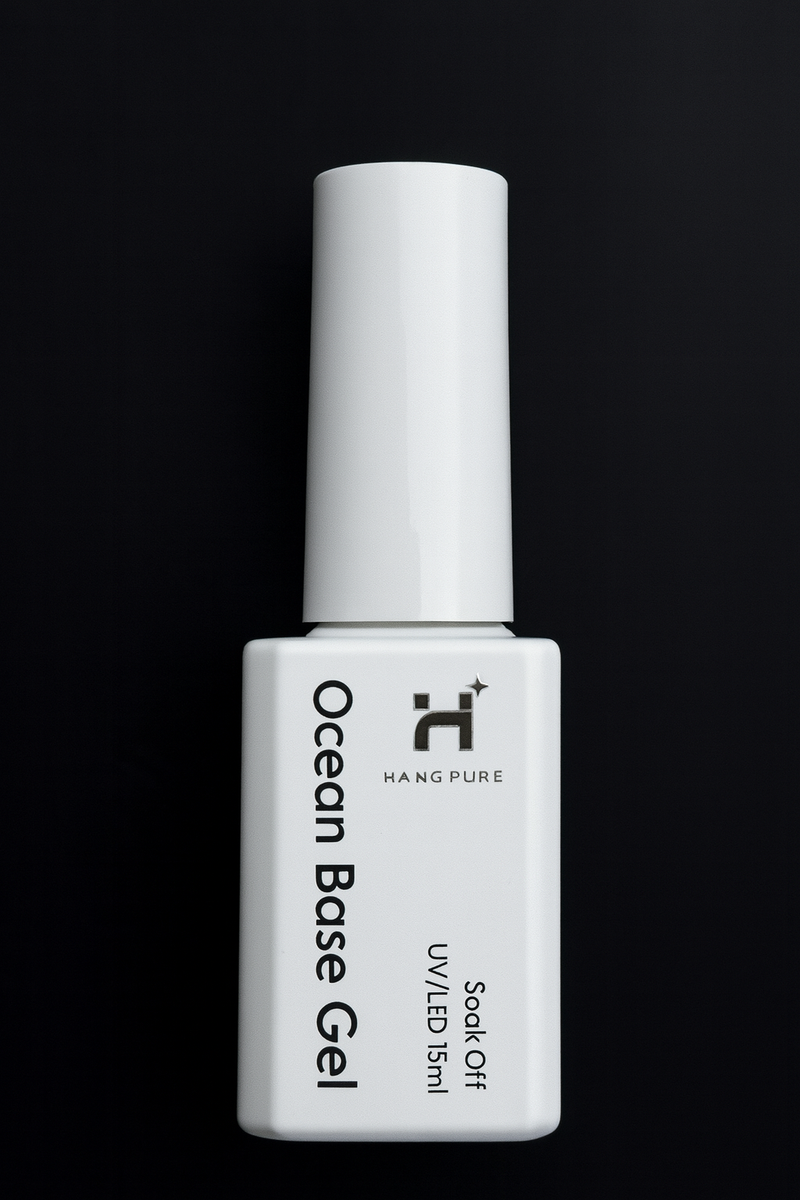 Ocean Gel Nail Collection | Black & White 15g + Base 0.5oz