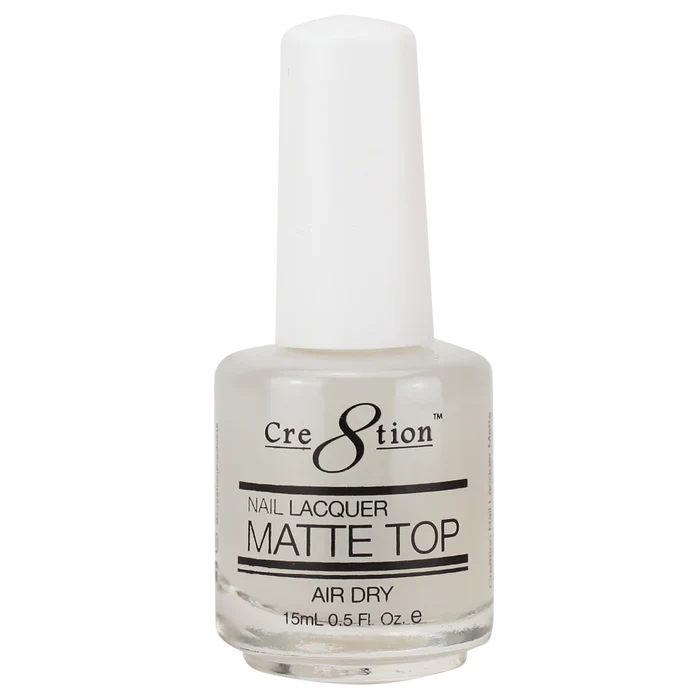 Cre8tion Lacquer Matte Top Coat 0.5oz