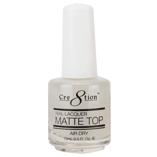 Cre8tion Lacquer Matte Top Coat 0.5oz