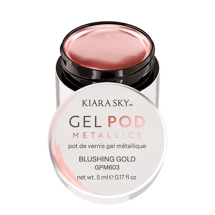 Kiara sky Gel Pod Metallics - Blushing Gold