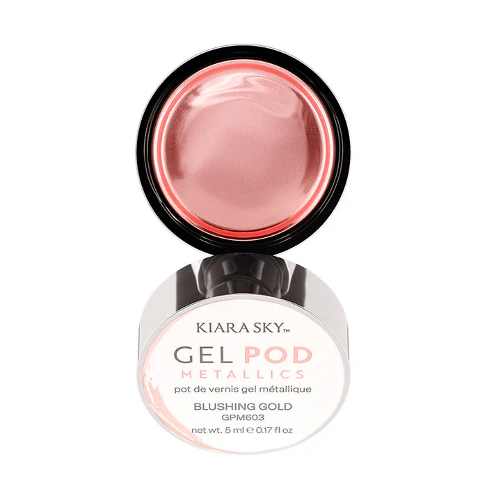 Kiara sky Gel Pod Metallics - Blushing Gold