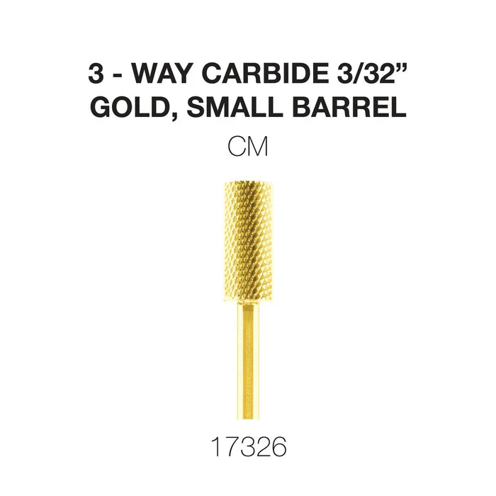 Cre8tion 3-Way Carbide Gold, Small Barrel 3/32" CM