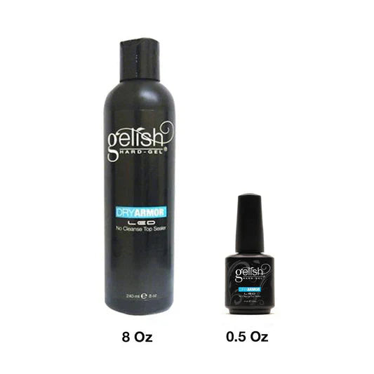 Gelish Hard Gel - Dry Armor - LED No Cleanse Top Sealer