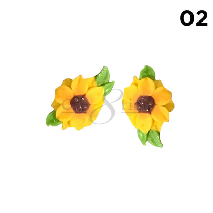 Cre8tion Handmade Acrylic flowers 2 pcs - 02