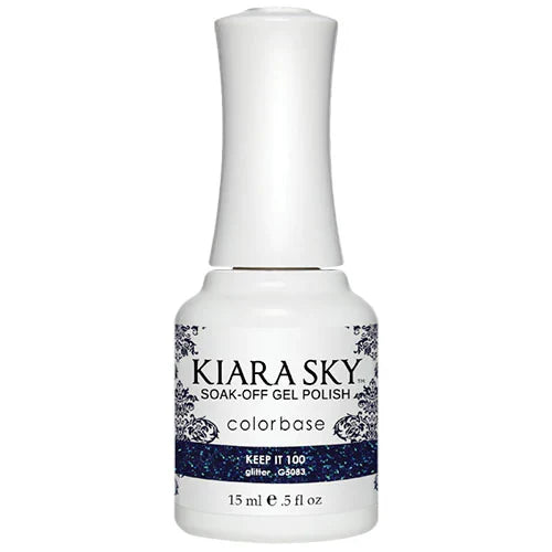 Kiara Sky All In One - Soak Off Gel Polish 0.5oz - 5083 Keep It 100