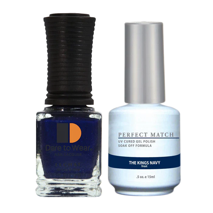 LeChat - Perfect Match - 074 The King's Navy (Gel & Lacquer) 0.5oz