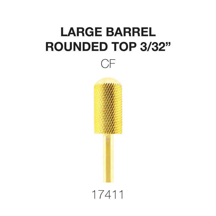 Cre8tion Gold Carbide- Large Barrel-Round Top 3/32" CF