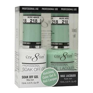 Cre8tion Soak Off Gel Matching Pair 0.5oz 218 MUSIC MIRROR