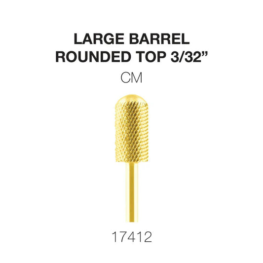 Cre8tion Gold Carbide- Large Barrel-Round Top 3/32" CM