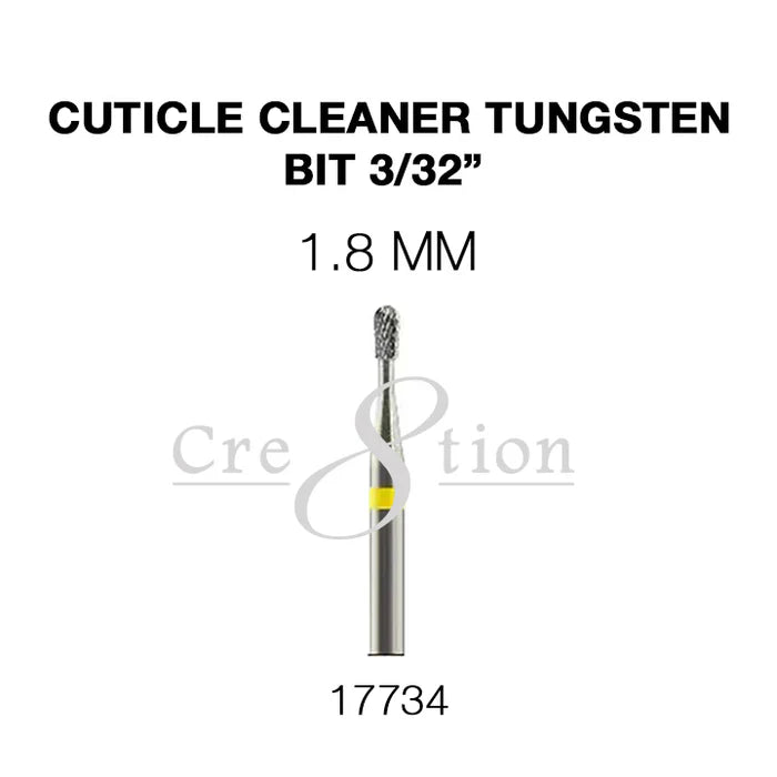 Cre8tion Cuticle Cleaner Tungsten Bit 1.8mm