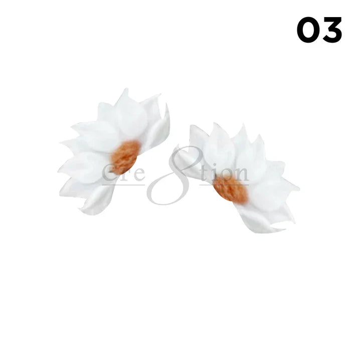 Cre8tion Handmade Acrylic flowers 2 pcs - 03