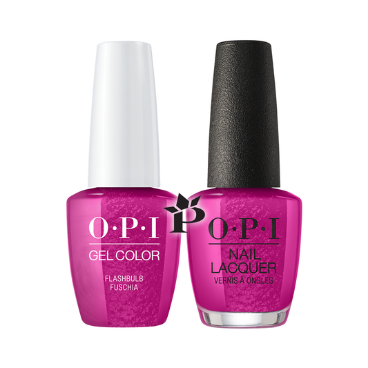 OPI Duo #  B31 - FLASHBULB FUSCHIA