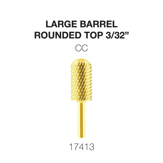 Cre8tion Gold Carbide- Large Barrel-Round Top 3/32" CC