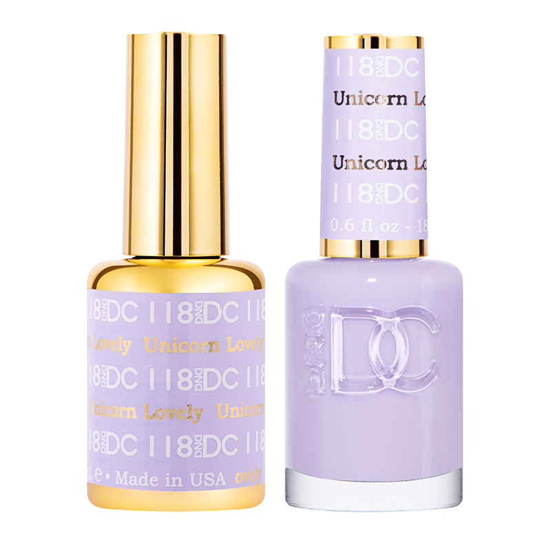 DND DC Duo Gel - #118  UNICORN LOVELY