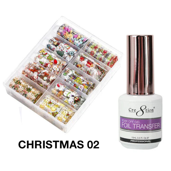 Cre8tion Designs Nail Art Foil Christmas set 2