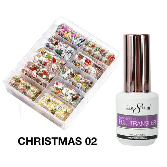 Cre8tion Designs Nail Art Foil Christmas set 2