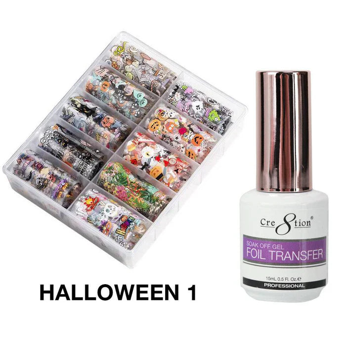 Cre8tion Designs Nail Art Foil Halloween Set 1