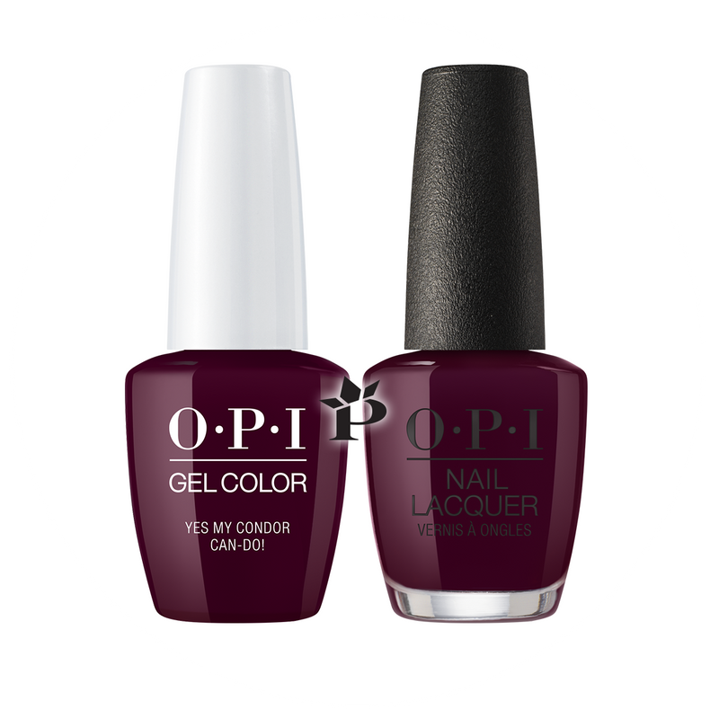 OPI Duo #  P41 - YES MY CONDOR CAN-DO!