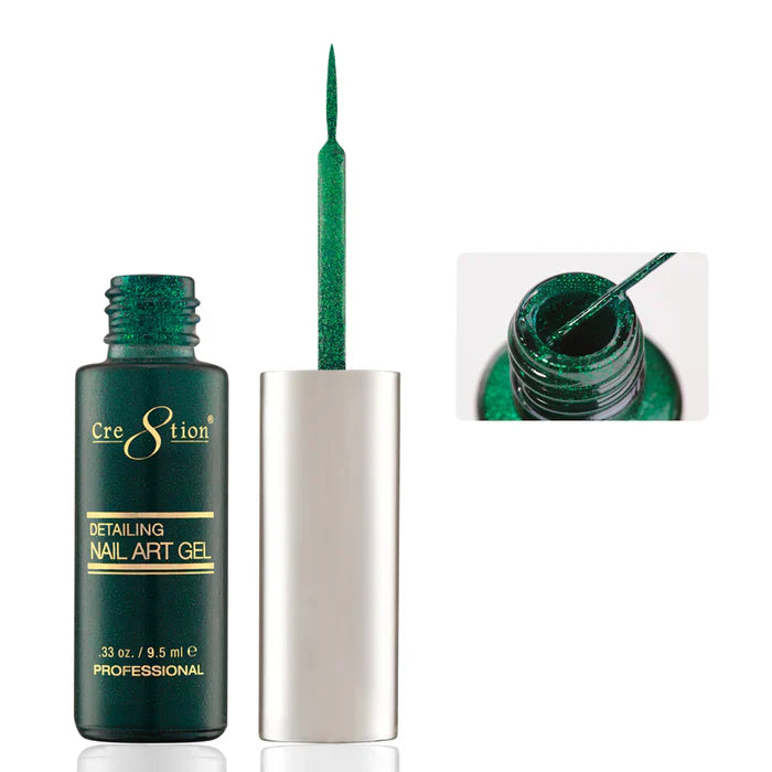 Cre8tion Detailing Nail Art 0.33oz 45 Christmas Green