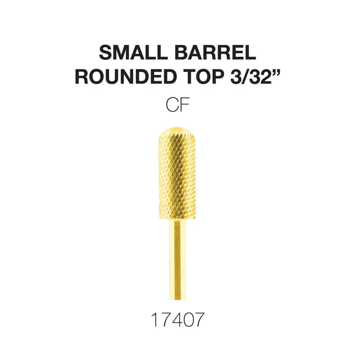 Cre8tion Gold Carbide- Small Barrel-Round Top- 3/32" CF