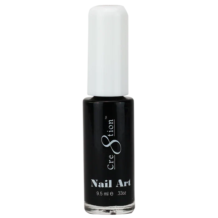 Cre8tion Detailing Nail Art Lacquer 0.25oz 01 Black