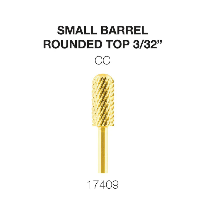 Cre8tion Gold Carbide- Small Barrel-Round Top- 3/32" CC