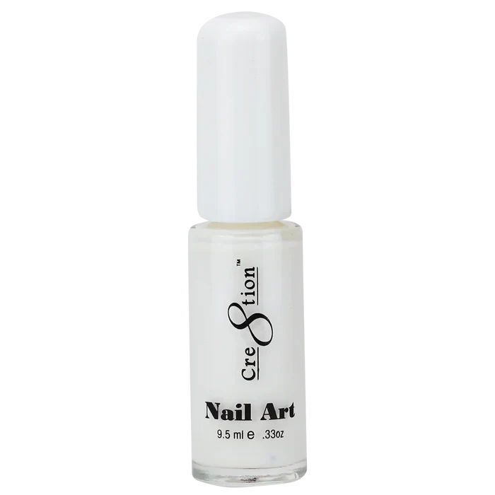 Cre8tion Detailing Nail Art Lacquer 0.25oz 02 White