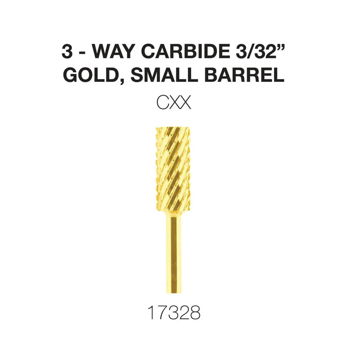 Cre8tion 3-Way Carbide Gold, Small Barrel 3/32" CXX